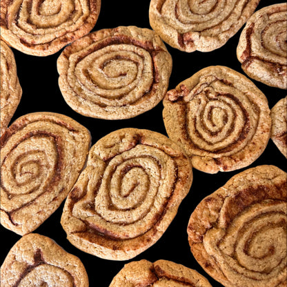 Mr. Jones gourmet dairy-free cinnamon roll cookie