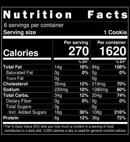 Mr. Raymond - Peanut Butter Nutrition-Label